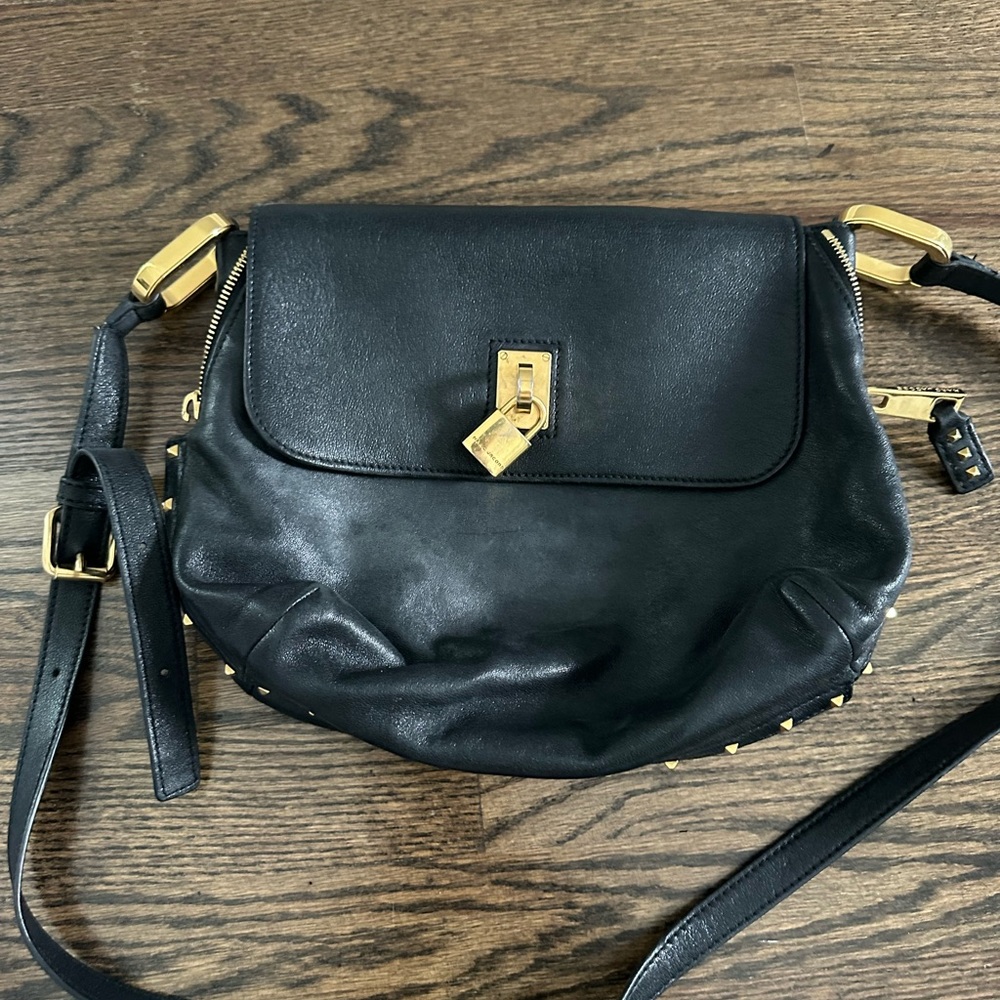 Marc Jacobs leather studded cross body handbag